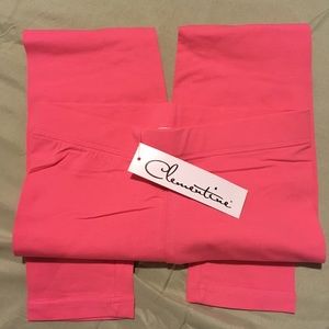 NWT Hot pink leggings from Clementine